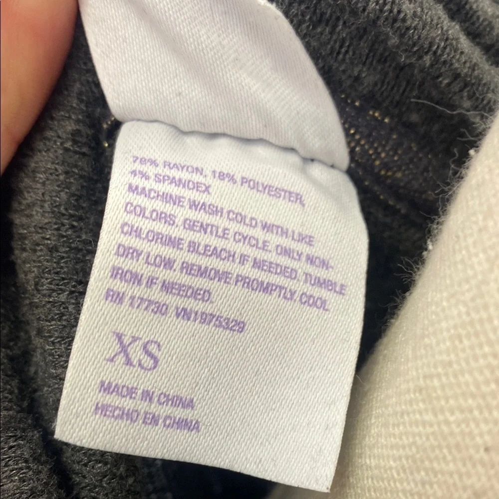Stars Above Extra Small Women's Gray Sweater